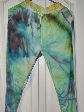 LA12ST Tie Dye Jogger Pants Size Large